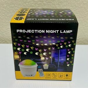 NEW IN BOX✨ Projection Lamp Night Light Colorful Display with Remote